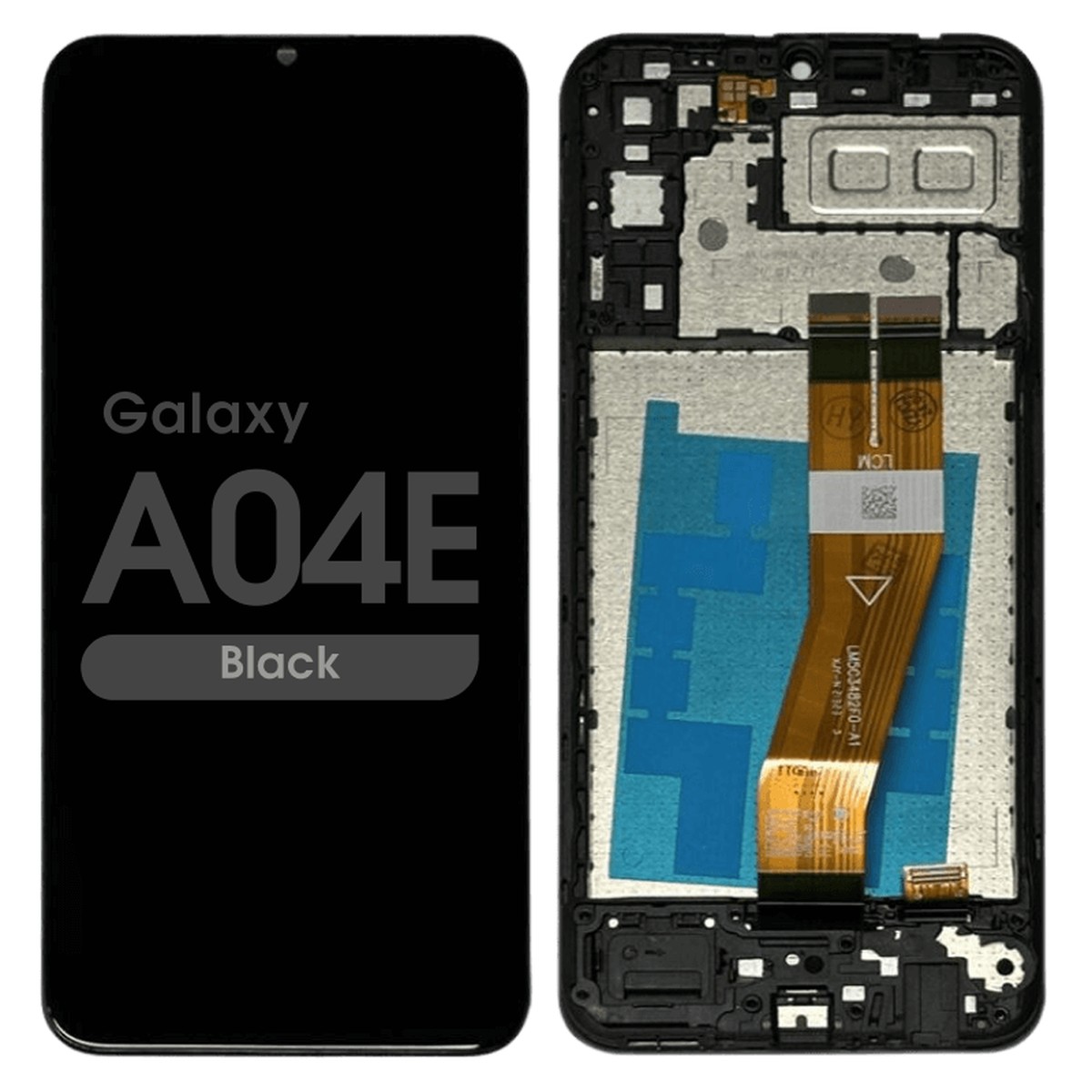 Pantalla LCD con táctil + marco Reacondicionado para Galaxy A04E, A042 / 2022 / Black