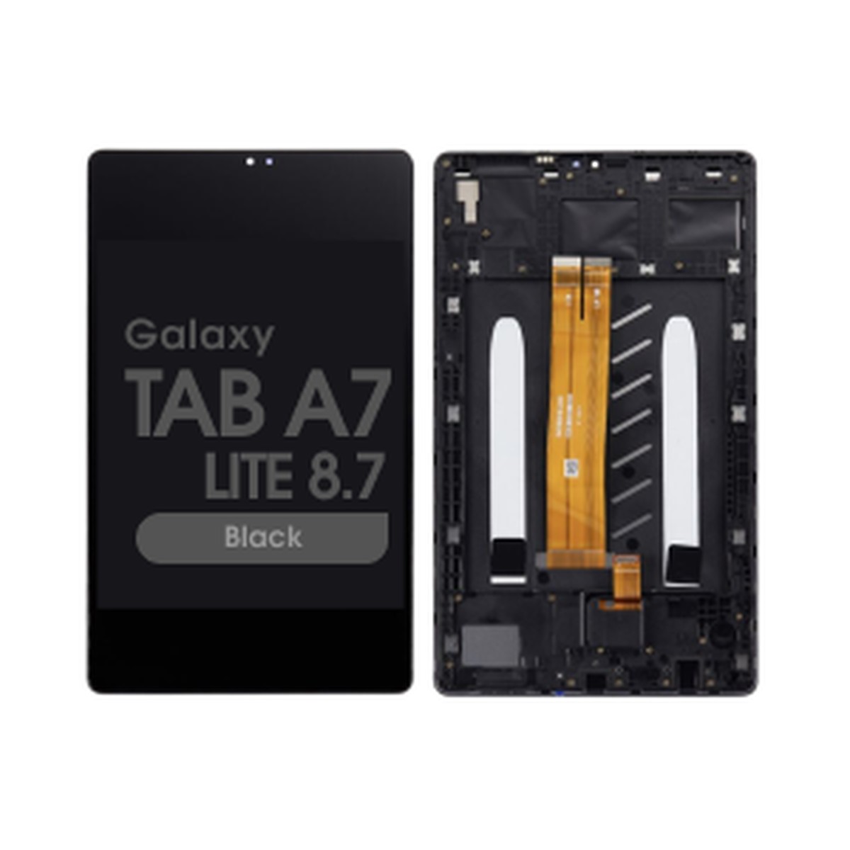 Pantalla LCD con táctil + marco Reacondicionado para Galaxy Tab A7 Lite 8.7", T220 / 2021 / WiFi Version / Black