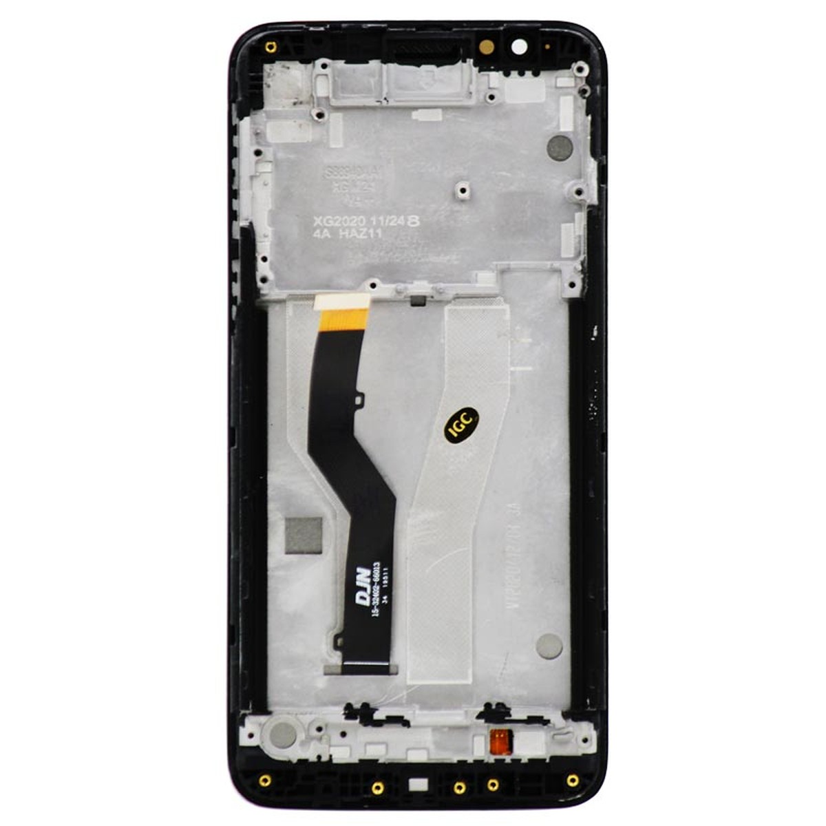 Pantalla LCD con táctil + marco Reacondicionado para Moto E6 (XT2005), Black — imagen 3