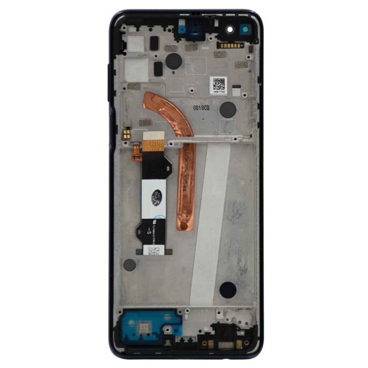 Pantalla LCD con táctil + marco Reacondicionado para Moto One 5G (XT2075-1), Prussian Blue — imagen 3