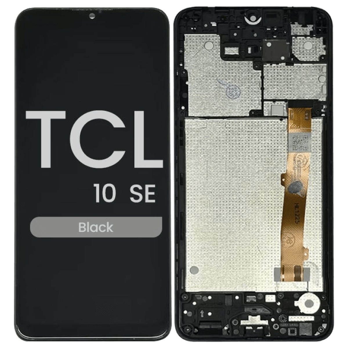 Pantalla LCD con táctil + marco Reacondicionado para TCL 10 SE (T766), Black