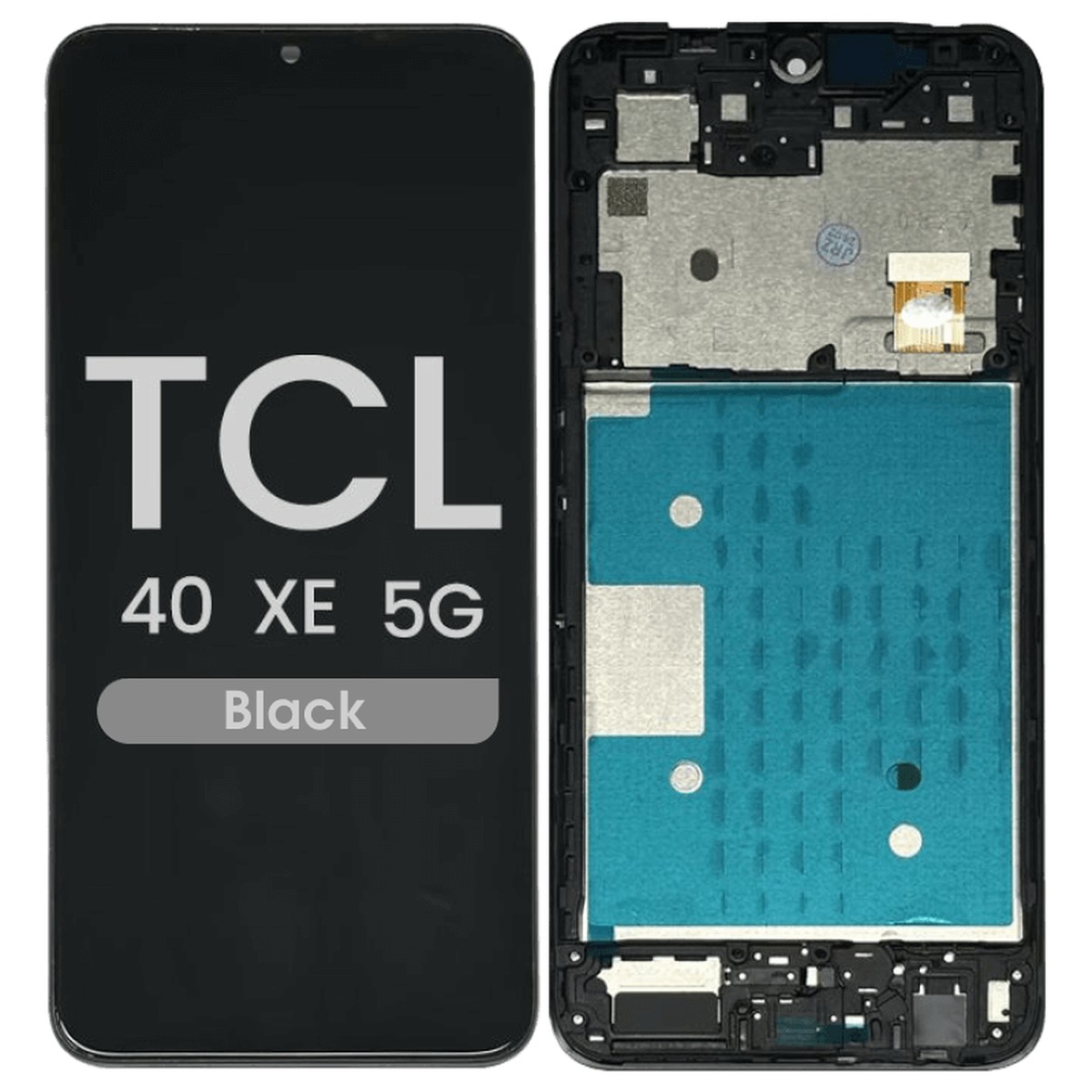 Pantalla LCD con táctil + marco Reacondicionado para TCL 40 XE 5G, Black