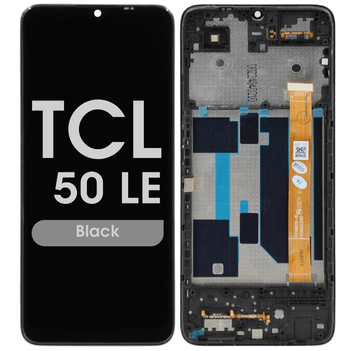 Pantalla LCD con táctil + marco Reacondicionado para TCL 50 LE, Black