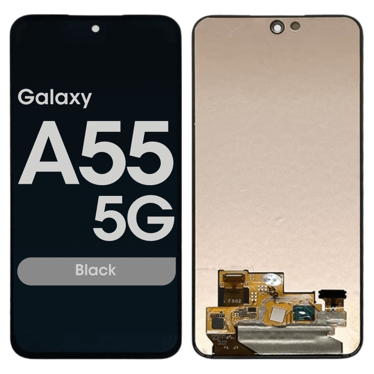 Pantalla OLED con táctil sin marco Reacondicionado para Galaxy A55 5G, A556 / 2024 / Black