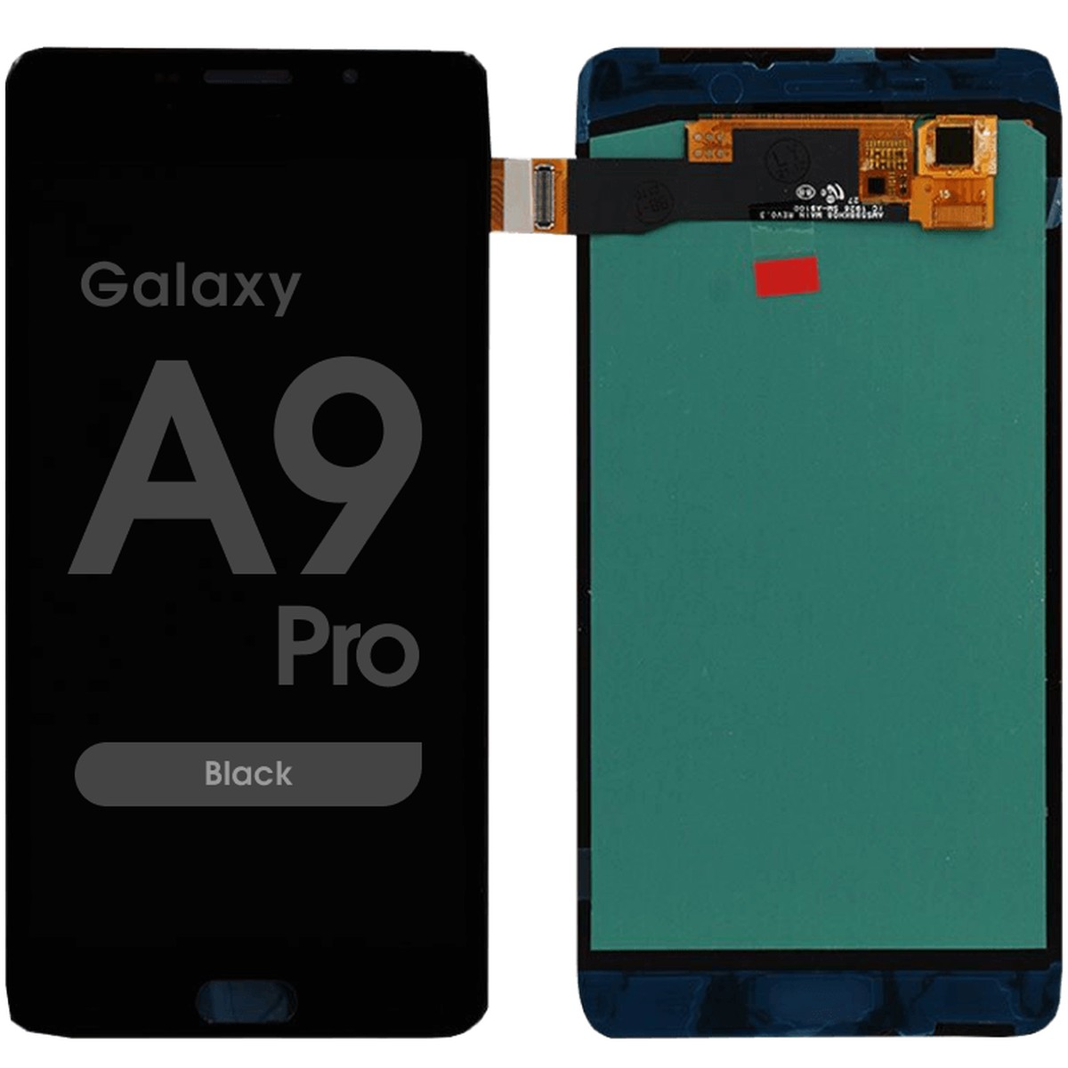 Pantalla OLED con táctil sin marco Reacondicionado para Galaxy A9 Pro, A910 / 2016 / Black