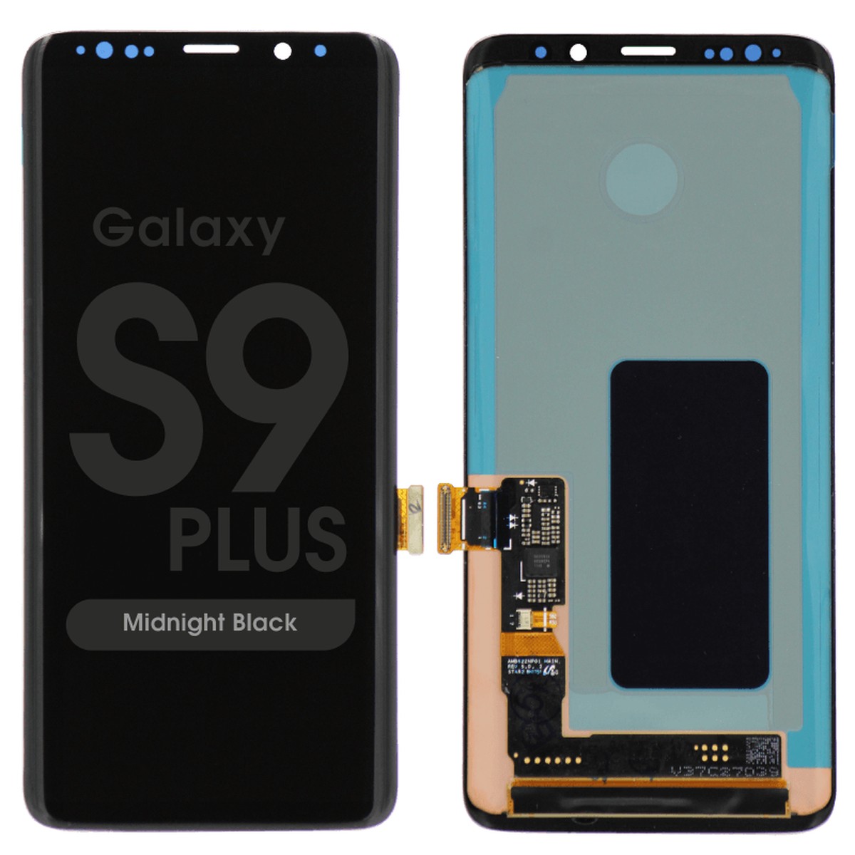 Pantalla OLED con táctil sin marco Reacondicionado para Galaxy S9 Plus (G965), Midnight Black