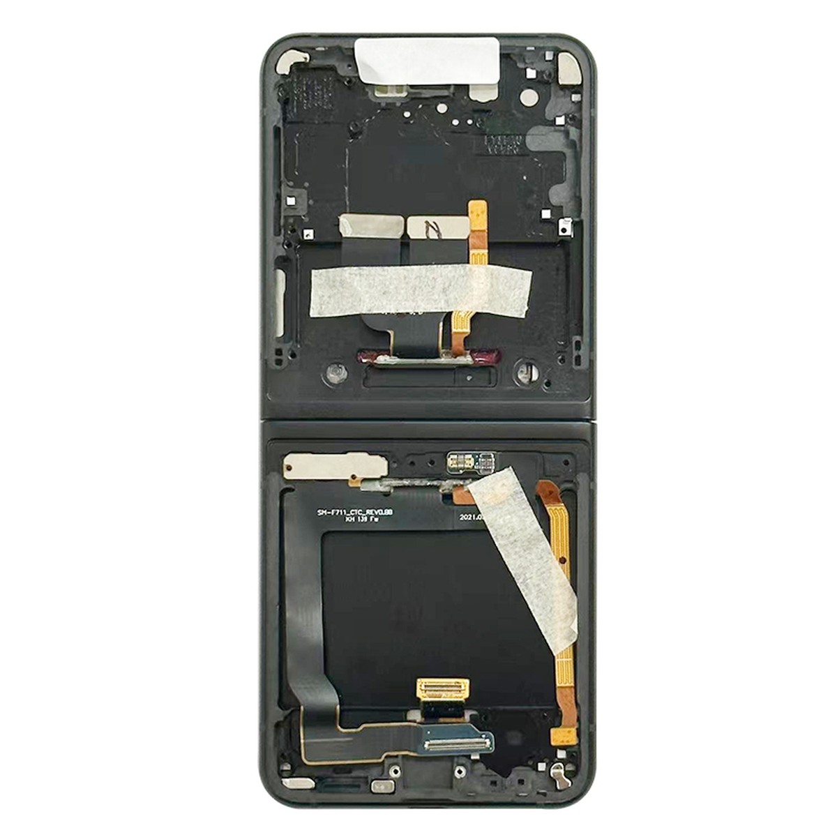 Pantalla OLED con táctil sin marco Reacondicionado para Galaxy Z Flip3 5G (F711), Phantom Black — imagen 3