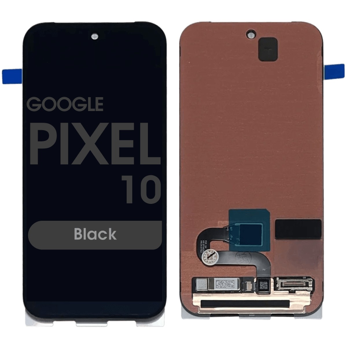 Pantalla OLED con táctil sin marco Reacondicionado para Google Pixel 10, Black