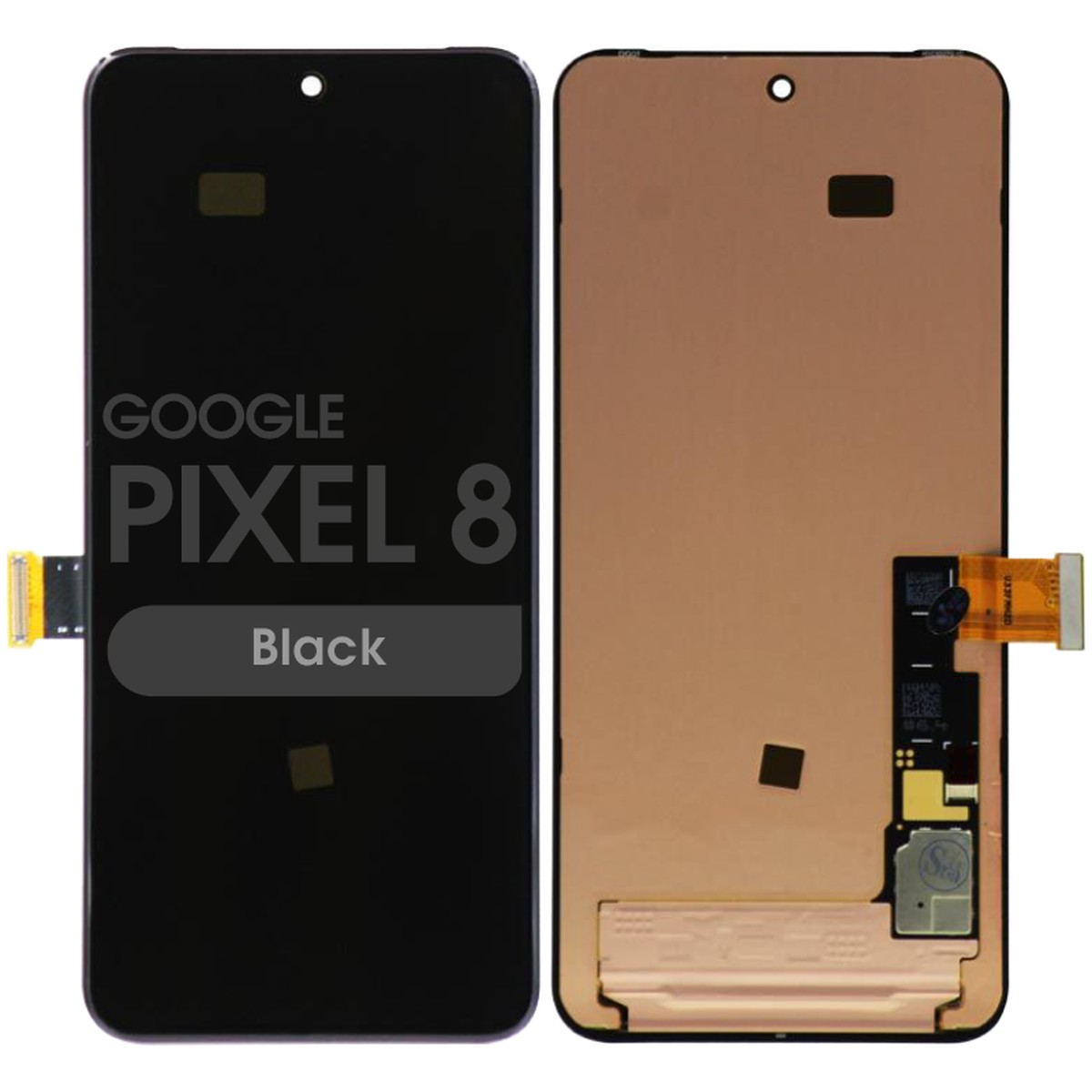Pantalla OLED con táctil sin marco Reacondicionado para Google Pixel 8, Black