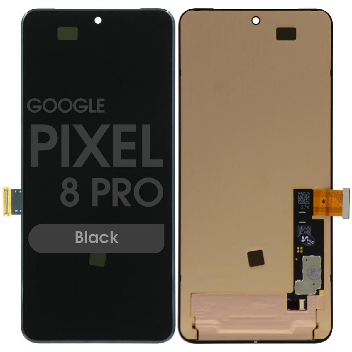 Pantalla OLED con táctil sin marco Reacondicionado para Google Pixel 8 Pro, Black