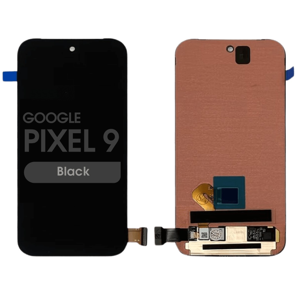 Pantalla OLED con táctil sin marco Reacondicionado para Google Pixel 9, Black