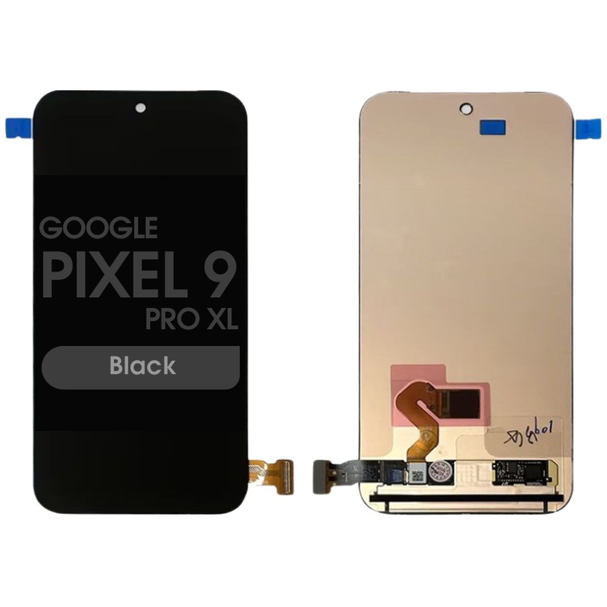 Pantalla OLED con táctil sin marco Reacondicionado para Google Pixel 9 Pro XL, Black