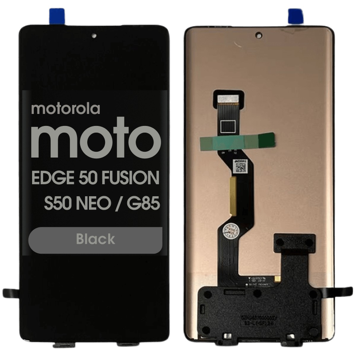 Pantalla OLED con táctil sin marco Reacondicionado para Moto Edge 50 Fusion S50 Neo / G85 (XT2429), Black