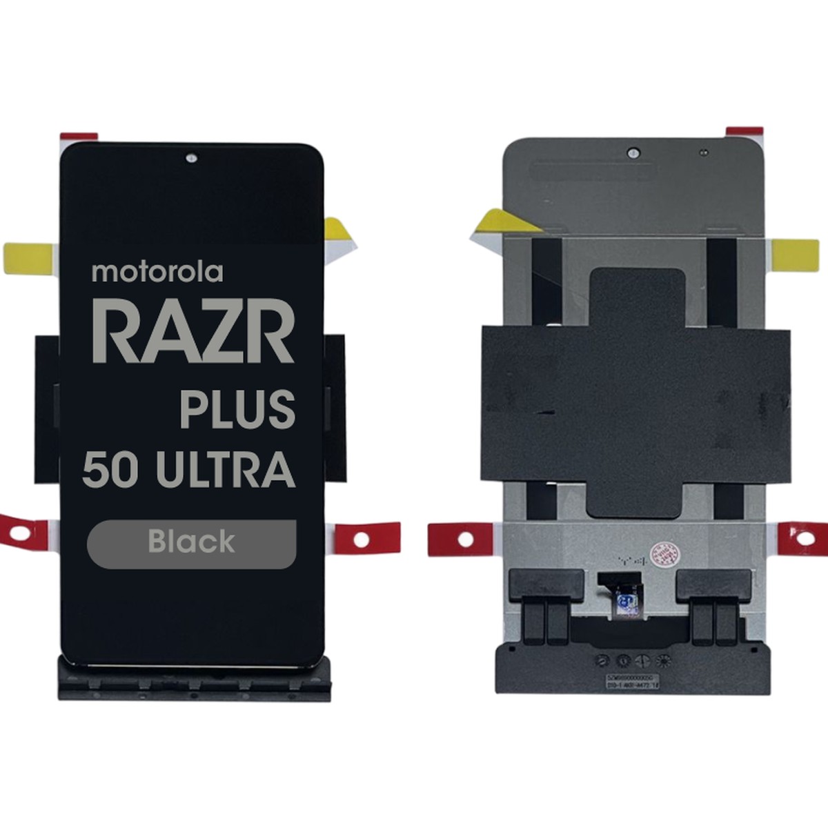 Pantalla OLED con táctil sin marco Reacondicionado para Moto Razr Plus / Razr 50 Ultra (XT2451), Black