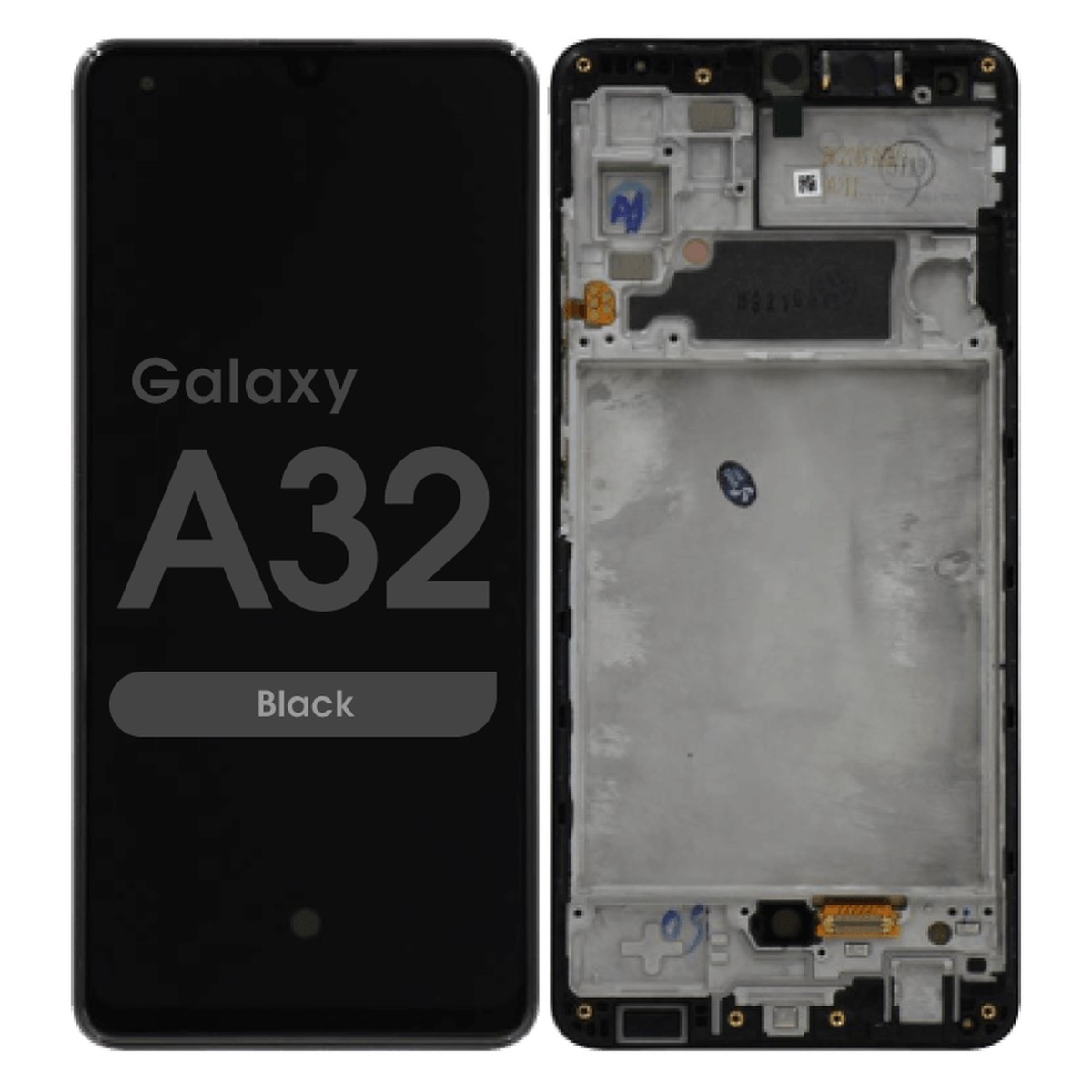 Pantalla OLED con táctil + marco Reacondicionado para Galaxy A32, A325 / 2021 / Black