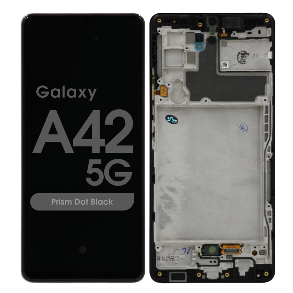 Pantalla OLED con táctil + marco Reacondicionado para Galaxy A42 5G, A426 / 2020 / Prism Dot Black