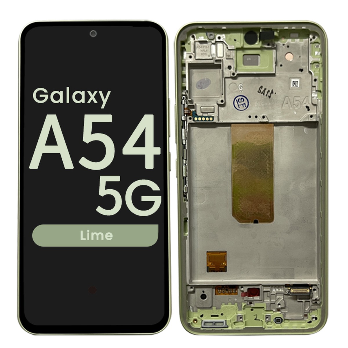 Pantalla OLED con táctil + marco Reacondicionado para Galaxy A54 5G, A546 / 2023 / Lime