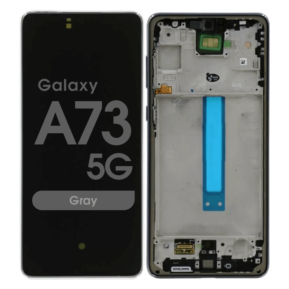 Pantalla OLED con táctil + marco Reacondicionado para Galaxy A73 A73 5G, A735 / 2022 / A736 / 2022 / Gray