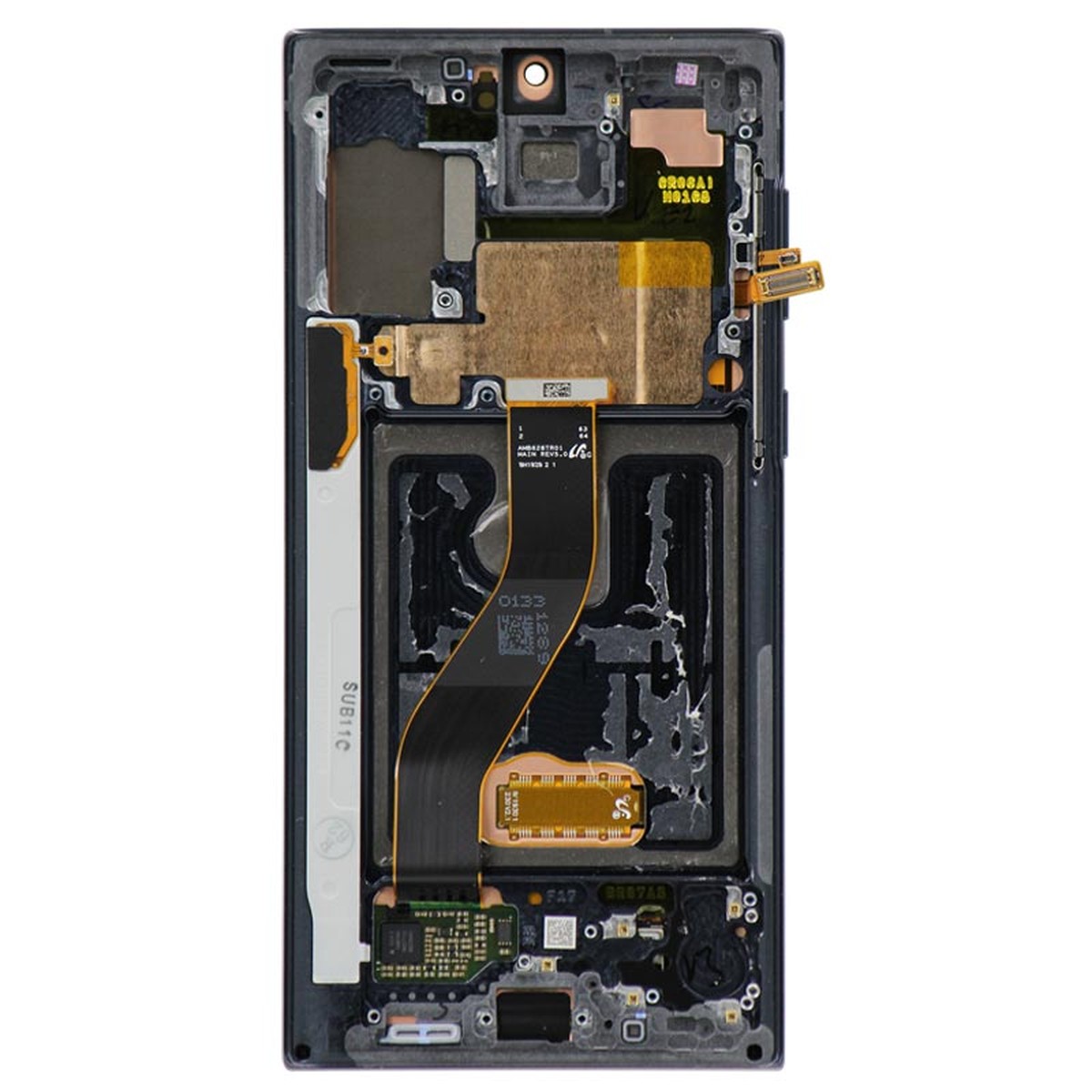 Pantalla OLED con táctil + marco Reacondicionado para Galaxy Note 10 (N970), Aura Black — imagen 3