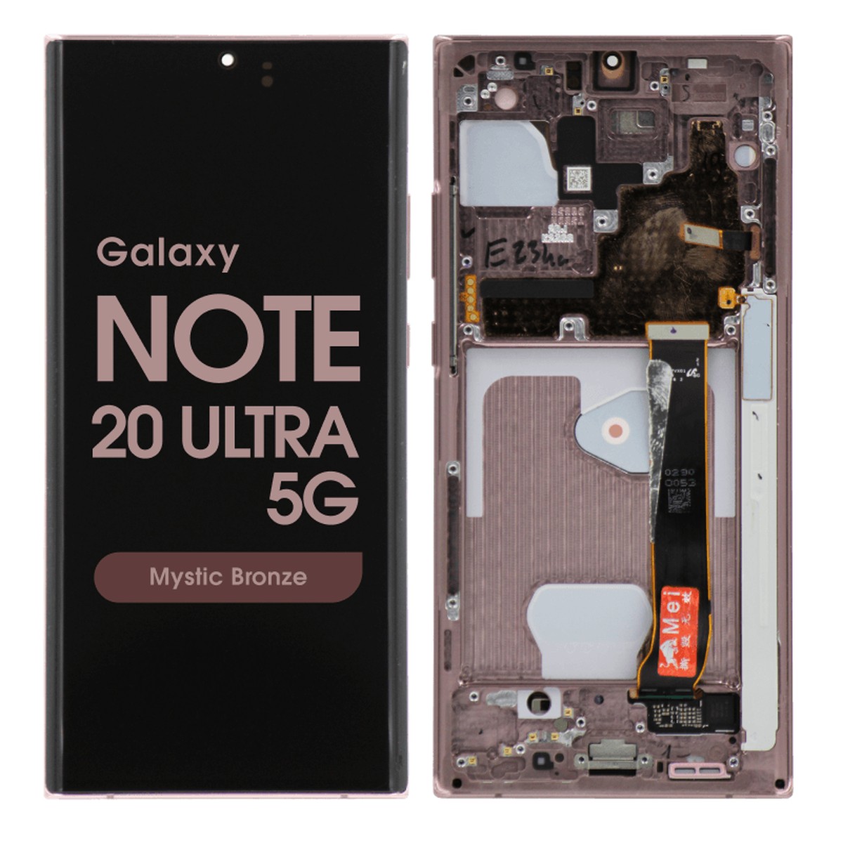 Pantalla OLED con táctil + marco Reacondicionado para Galaxy Note 20 Ultra 5G (N985/N986), Mystic Bronze