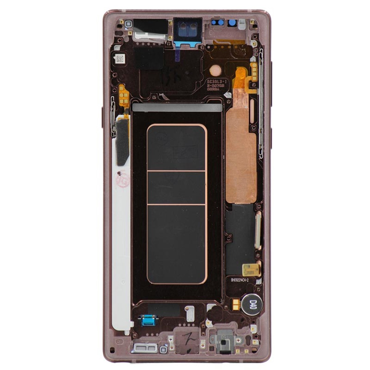 Pantalla OLED con táctil + marco Reacondicionado para Galaxy Note 9 (N960), Metallic Copper — imagen 3