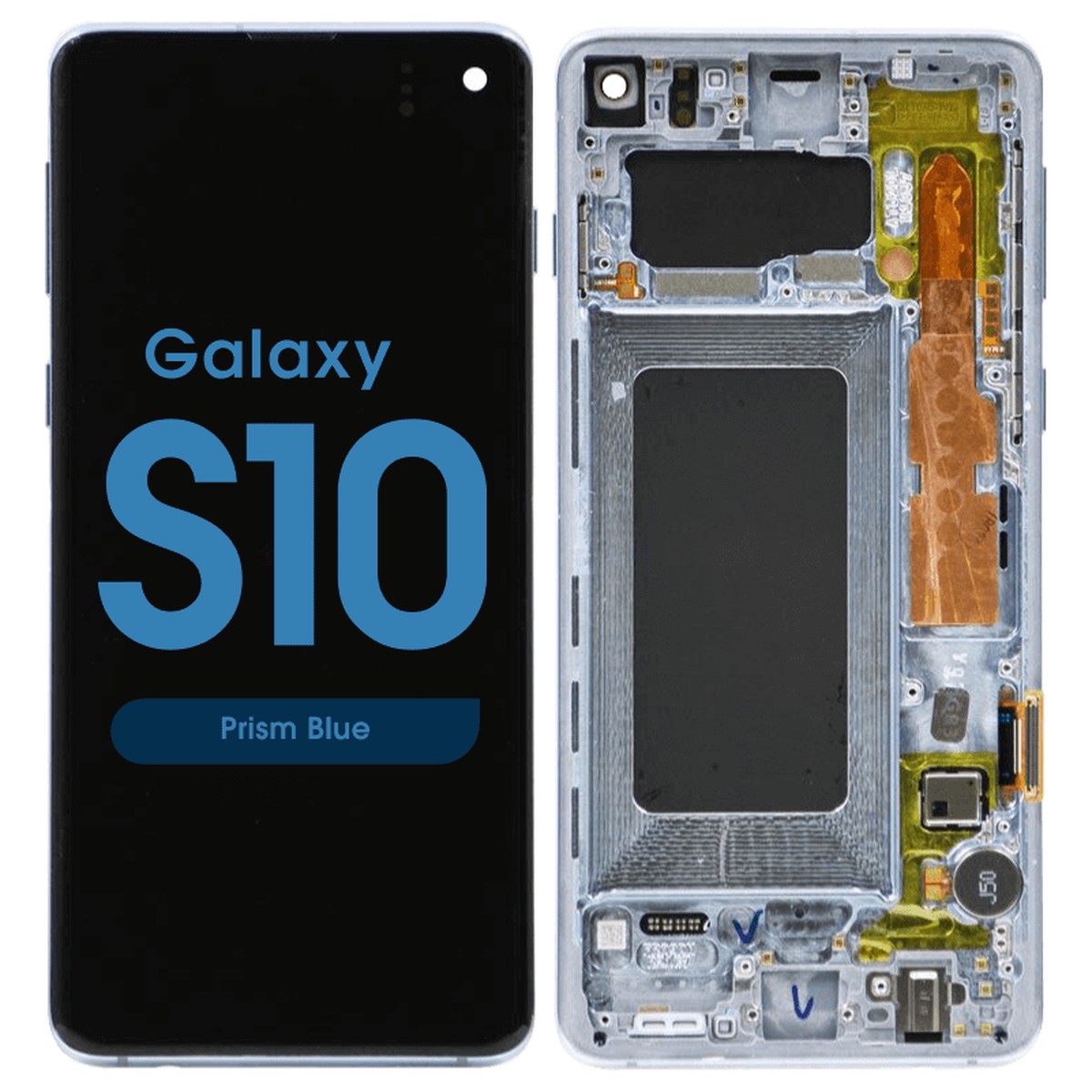Pantalla OLED con táctil + marco Reacondicionado para Galaxy S10 (G973), Prism Black — imagen 3