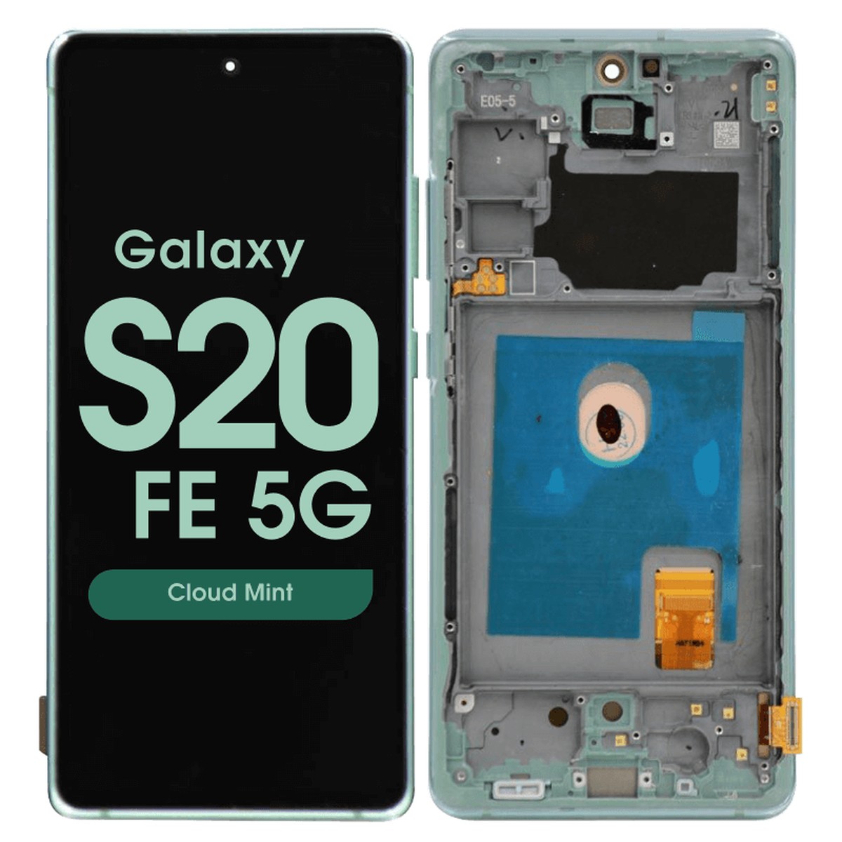 Pantalla OLED con táctil + marco Reacondicionado para Galaxy S20 FE 5G (G780/G781), Cloud Mint