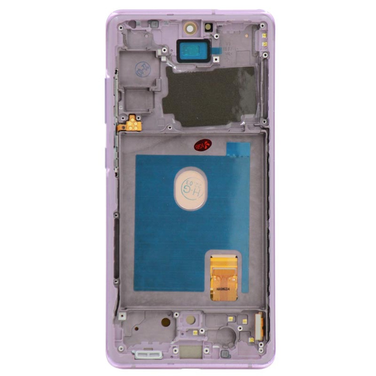 Pantalla OLED con táctil + marco Reacondicionado para Galaxy S20 FE 5G (G780/G781), Cloud Lavender — imagen 3