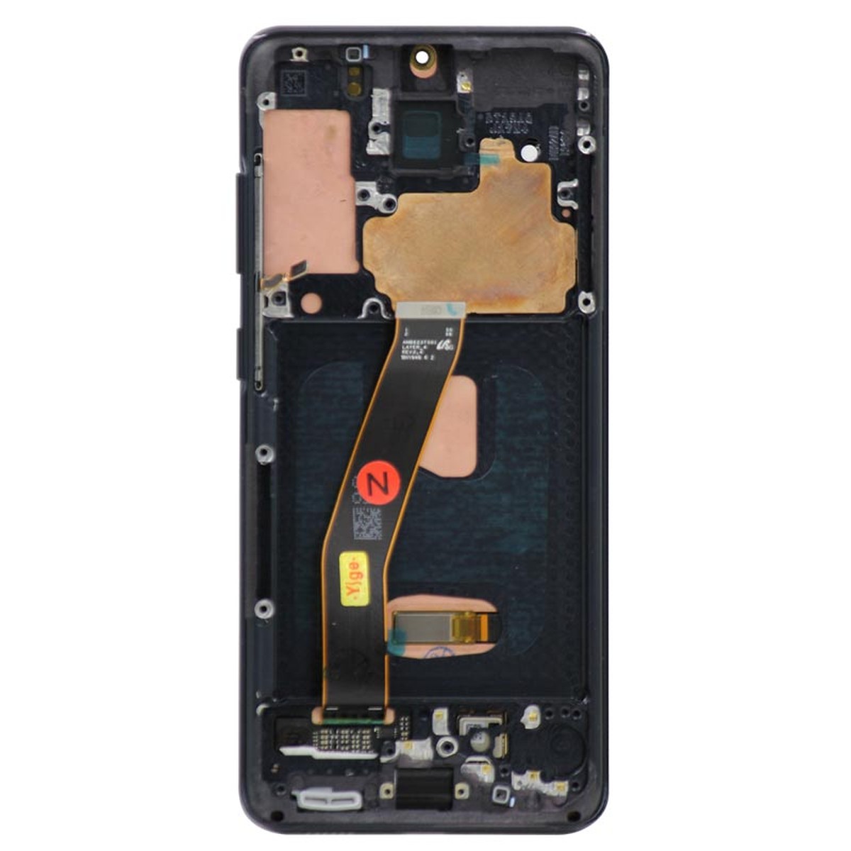 Pantalla OLED con táctil + marco Reacondicionado para Galaxy S20 (G980), Verizon 5G UW, Cosmic Black — imagen 3
