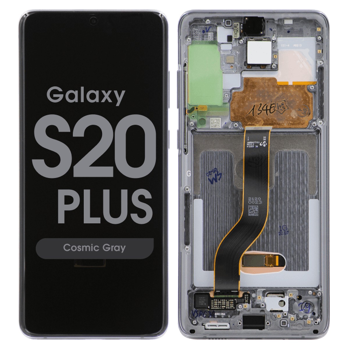 Pantalla OLED con táctil + marco Reacondicionado para Galaxy S20 Plus (G985), Cloud Blue — imagen 3