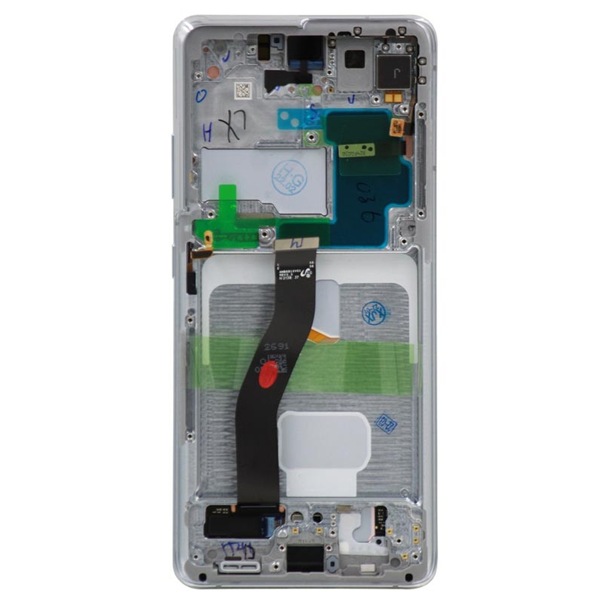 Pantalla OLED con táctil + marco Reacondicionado para Galaxy S21 Ultra 5G (G998), Must Transfer Antenna for Verizon / Phantom Silver — imagen 3