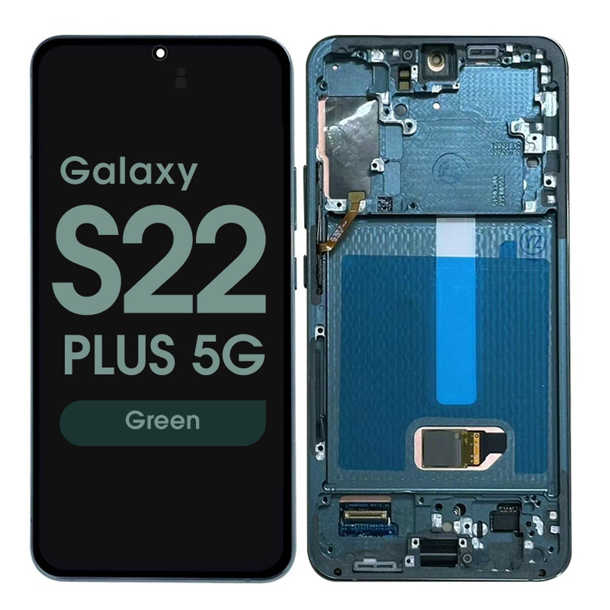 Pantalla OLED con táctil + marco Reacondicionado para Galaxy S22 Plus 5G (S906), Versión US, Green