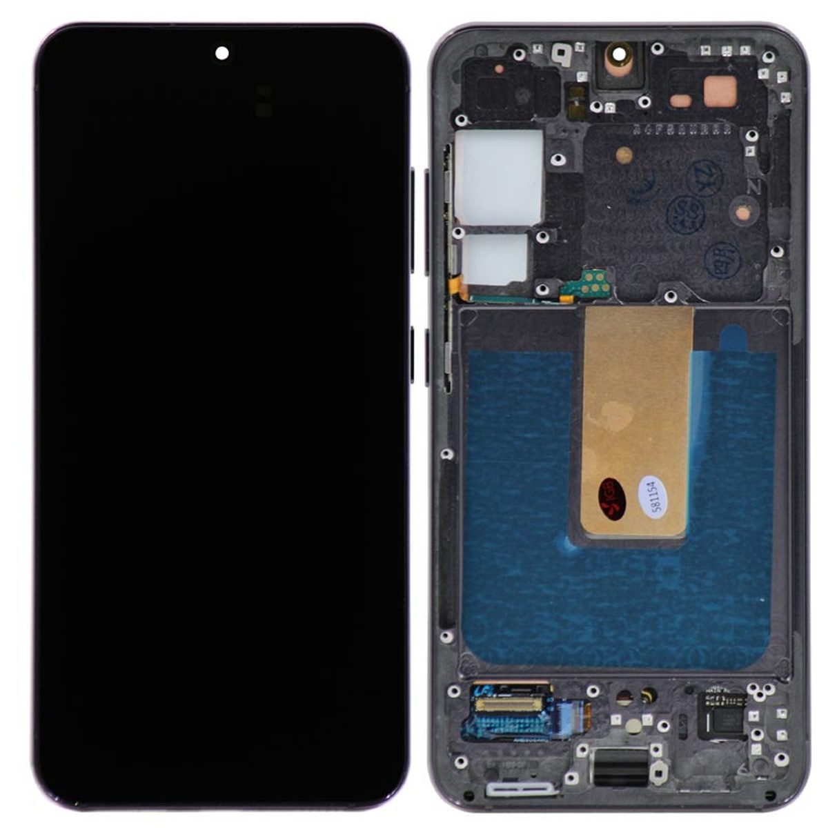 Pantalla OLED con táctil + marco Reacondicionado para Galaxy S23 5G (S911), Versión US / Internacional, Phantom Black