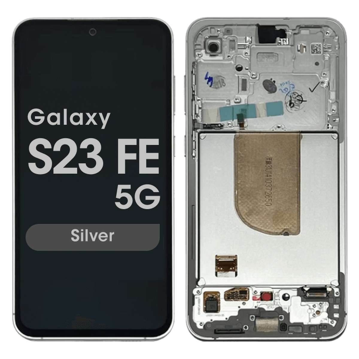 Pantalla OLED con táctil + marco Reacondicionado para Galaxy S23 FE 5G (S711), Silver
