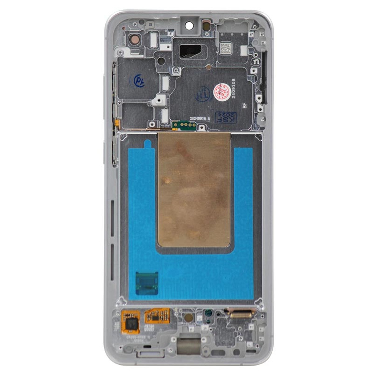 Pantalla OLED con táctil + marco Reacondicionado para Galaxy S24 FE (S721), Versión US / Internacional, Silver — imagen 3