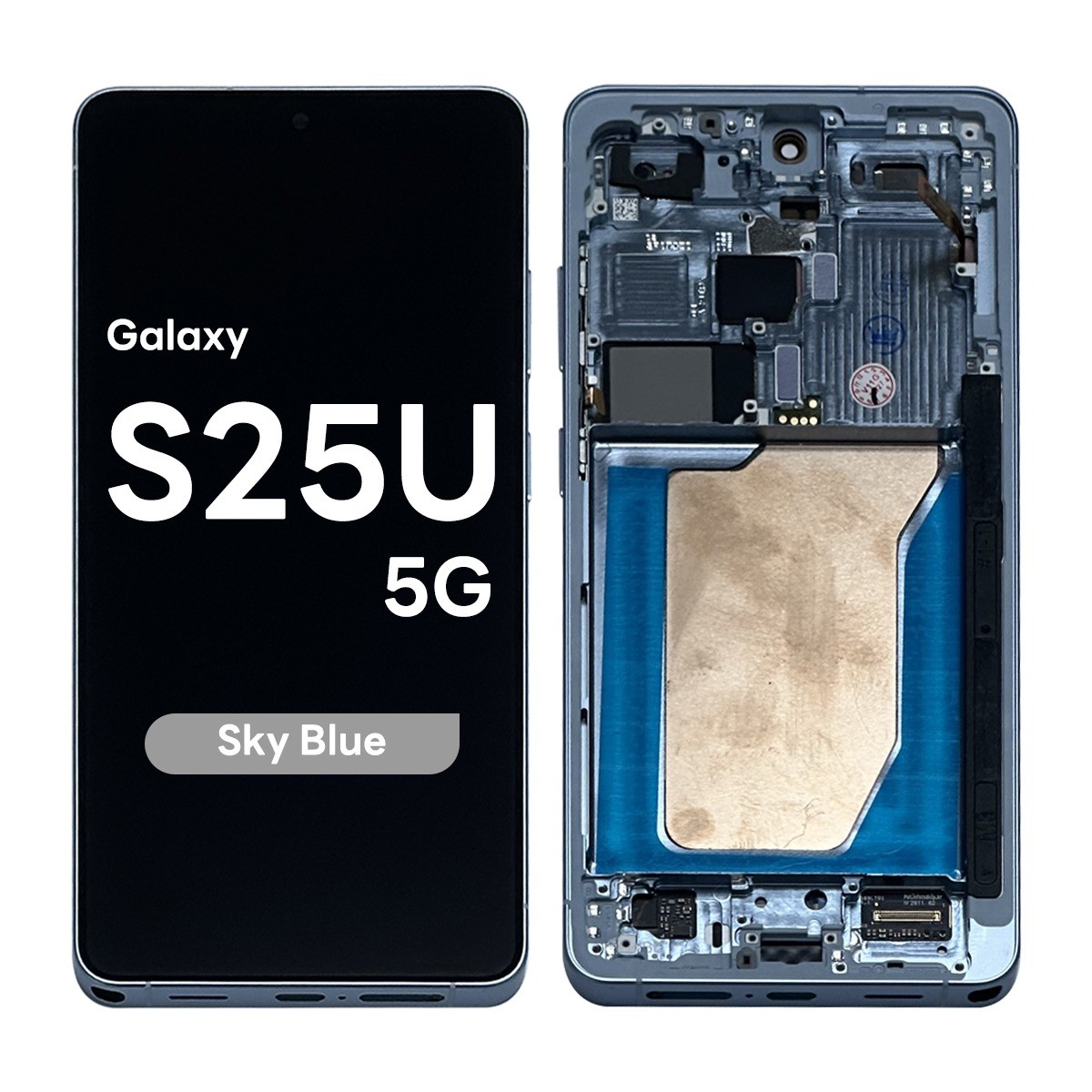 Pantalla OLED con táctil + marco Reacondicionado para Galaxy S26 Ultra 5G (S948), Versión US / Internacional, Sky Blue