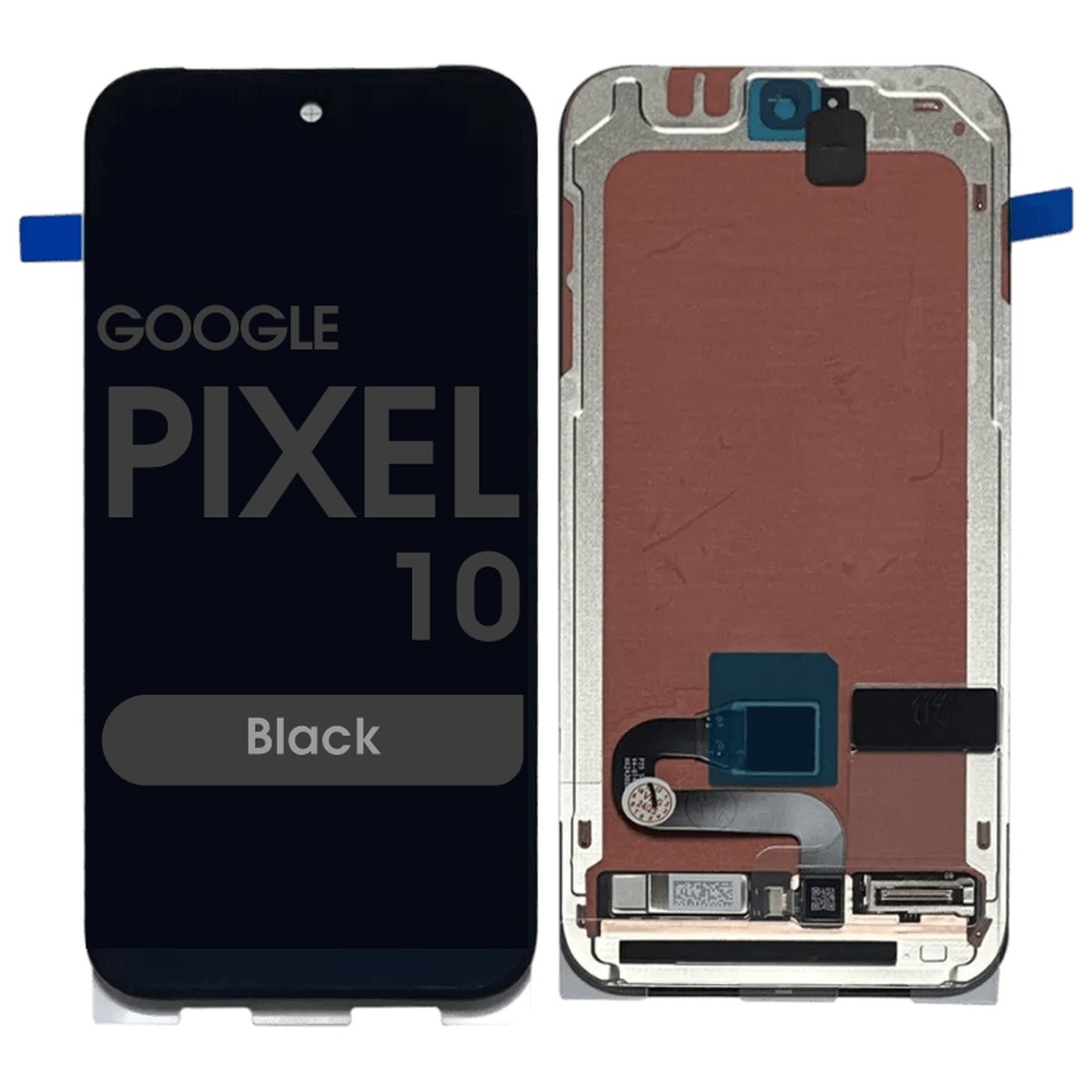 Pantalla OLED con táctil + marco Reacondicionado para Google Pixel 10, Black