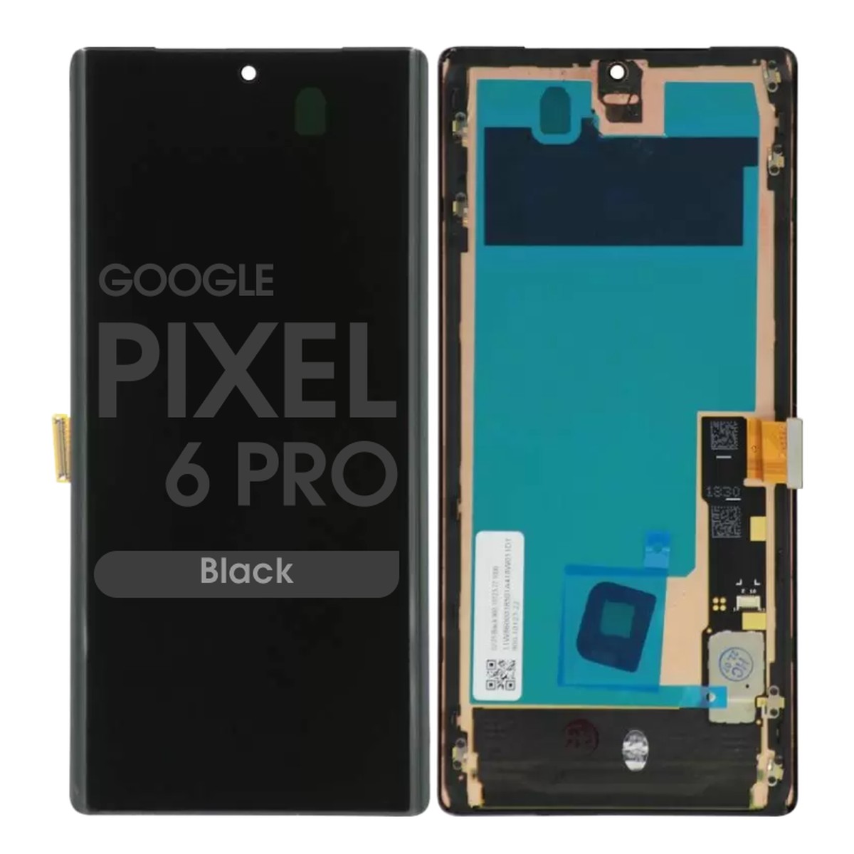 Pantalla OLED con táctil + marco Reacondicionado para Google Pixel 6 Pro, Black