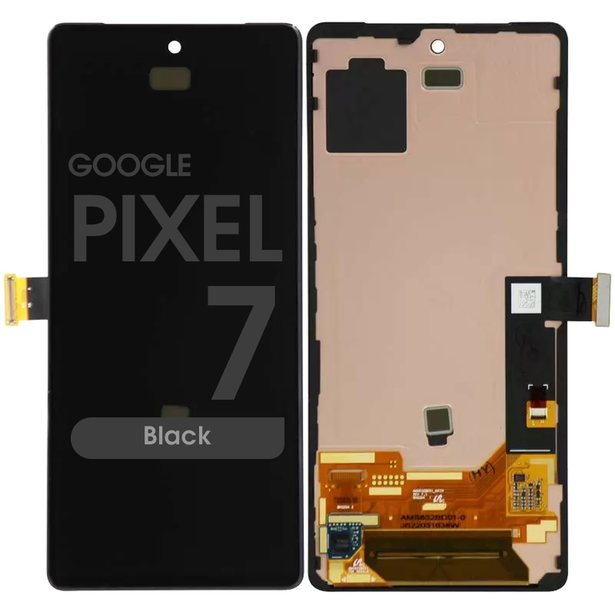 Pantalla OLED con táctil + marco Reacondicionado para Google Pixel 7, Black