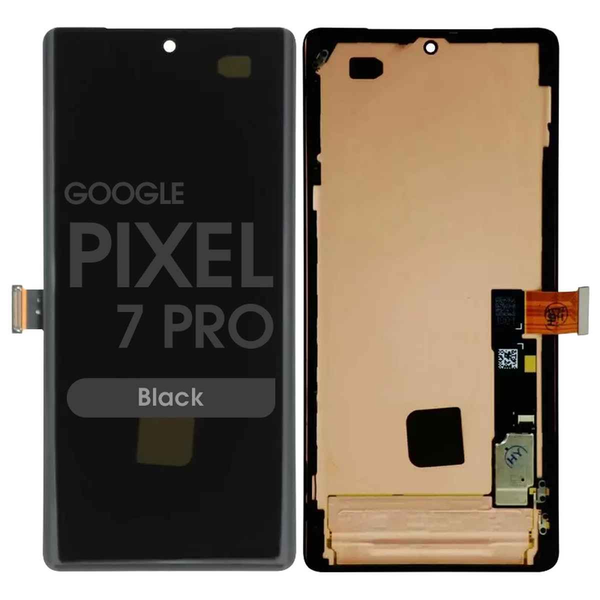 Pantalla OLED con táctil + marco Reacondicionado para Google Pixel 7 Pro, Black