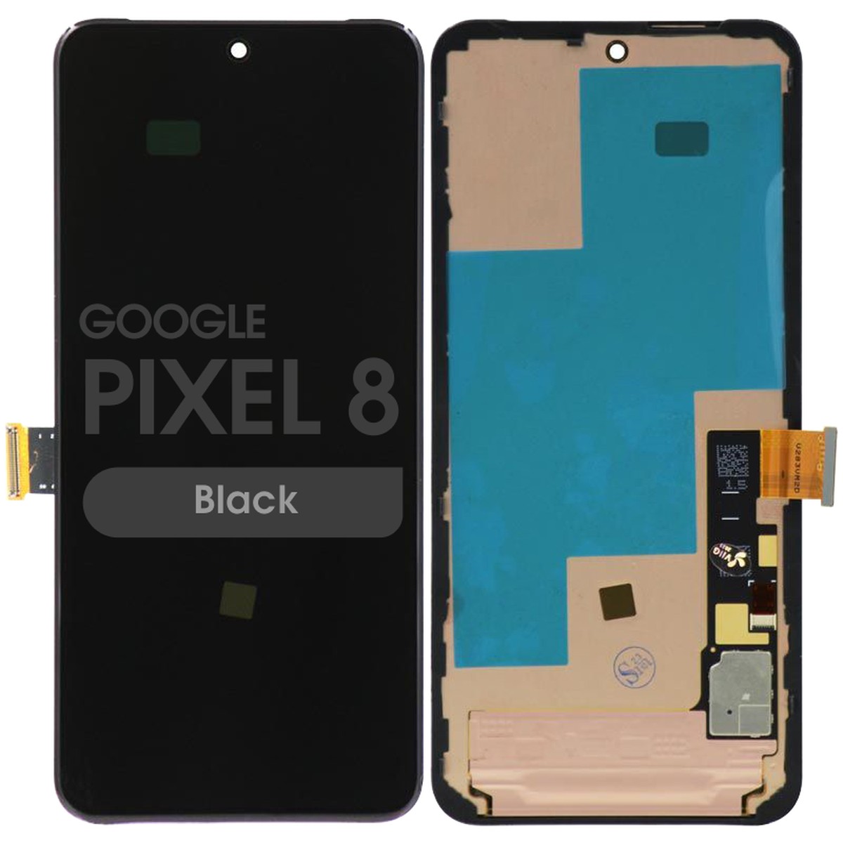 Pantalla OLED con táctil + marco Reacondicionado para Google Pixel 8, Black