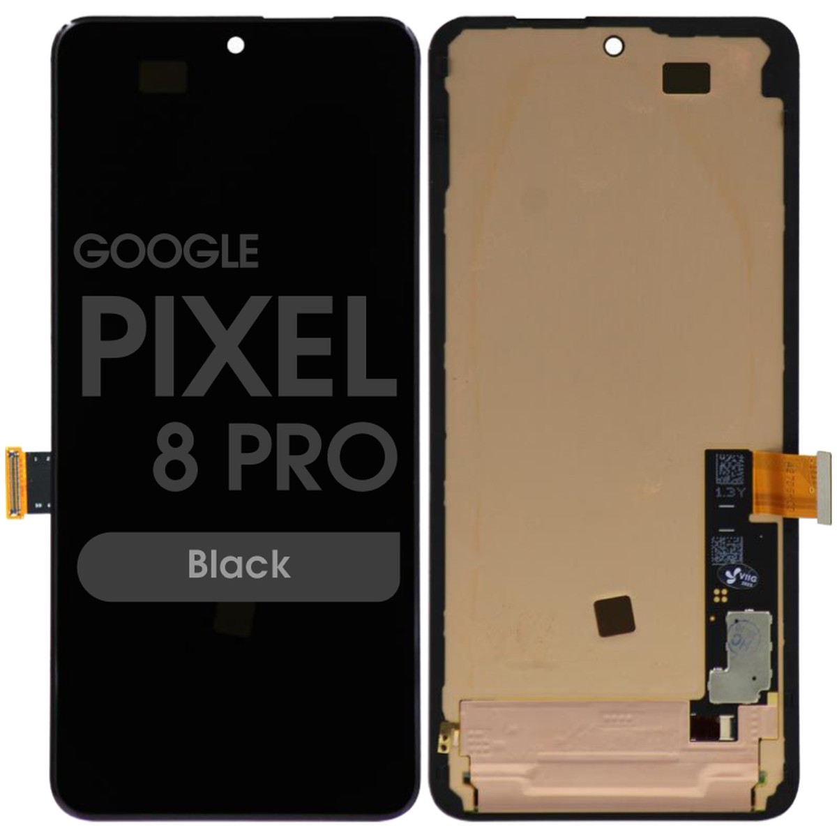 Pantalla OLED con táctil + marco Reacondicionado para Google Pixel 8 Pro, Black