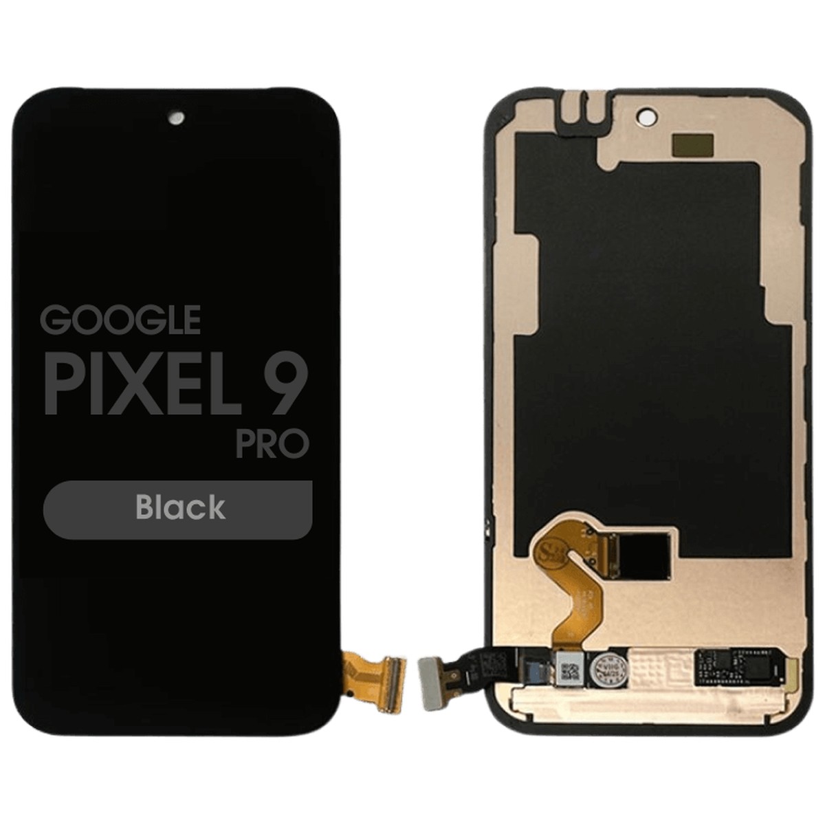 Pantalla OLED con táctil + marco Reacondicionado para Google Pixel 9 Pro, Black