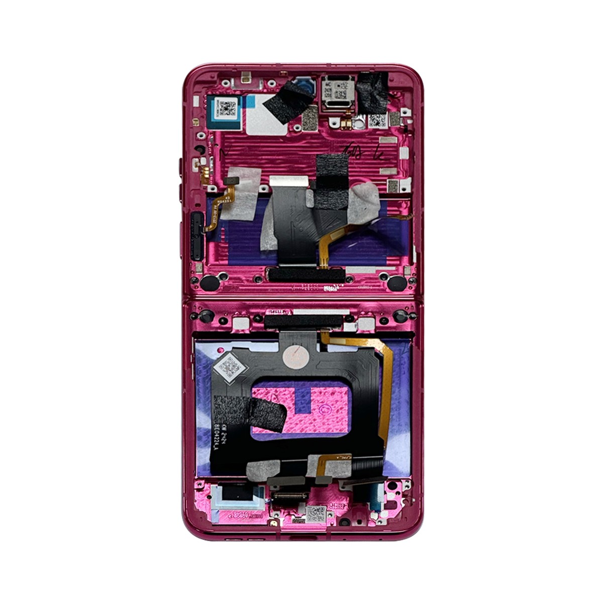 Pantalla OLED con táctil + marco Reacondicionado para Moto Razr Plus / Razr 50 Ultra (XT2451), Hot Pink — imagen 3