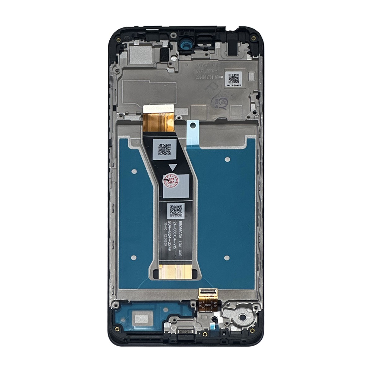 Pantalla con táctil con marco Reacondicionado para Moto G04 (XT2421), Black — imagen 3