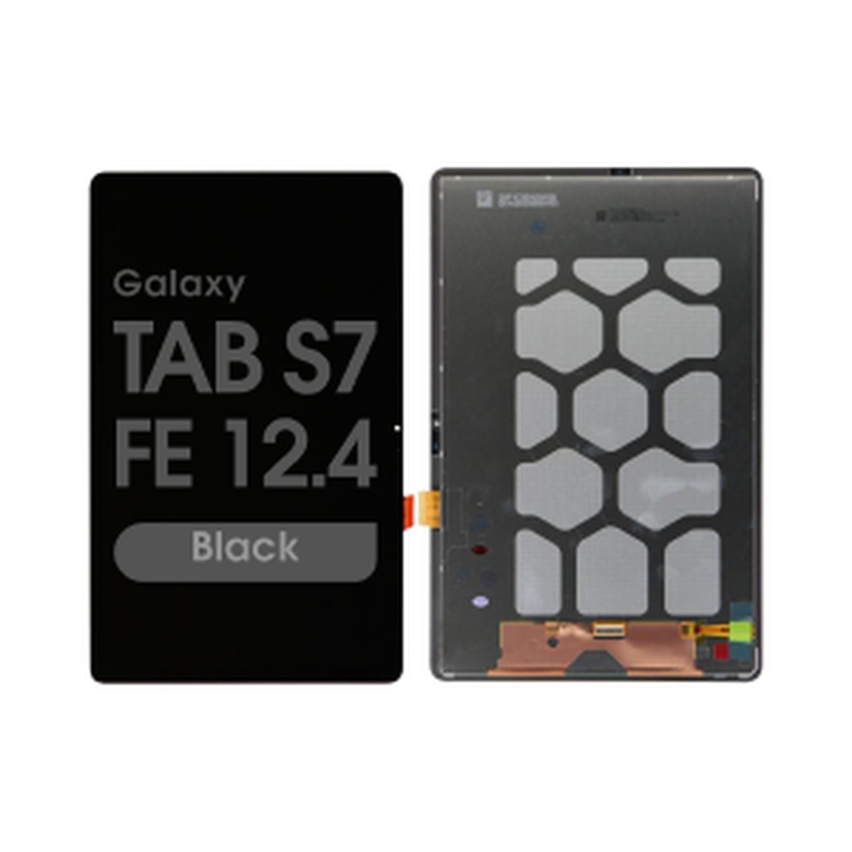Pantalla TFT LCD con táctil sin marco Reacondicionado para Galaxy Tab S7 FE 12.4" (T730/T733/T735/T736/T737/T738), Black