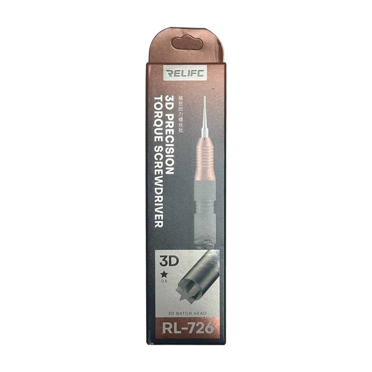 Destornillador de precisión con torque RL-726 3D Relife (*0.8)