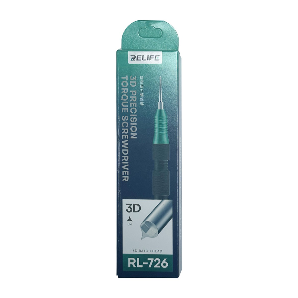 Destornillador de precisión con torque RL-726 3D Relife (Y0.6)