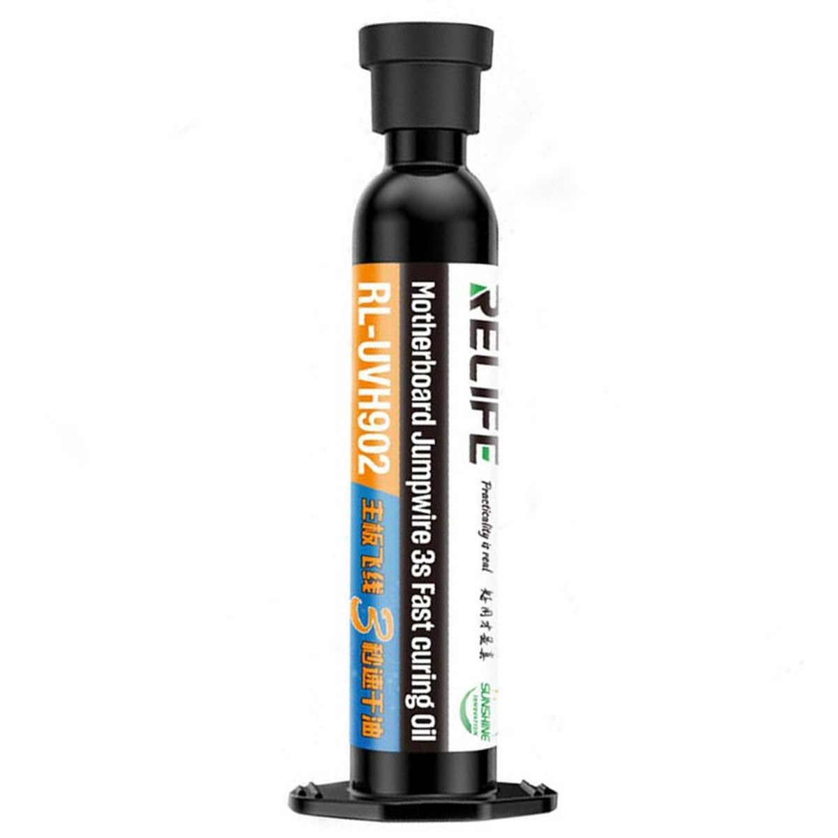 Aceite de flux UV resistente a la soldadura UVH902 de secado rápido Relife (blanco)