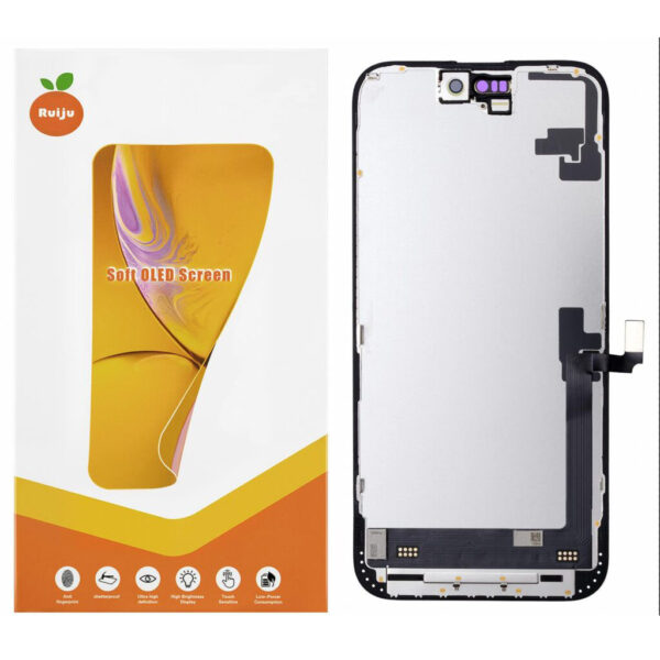 Pantalla Soft OLED RJ de repuesto para iPhone 16 Plus